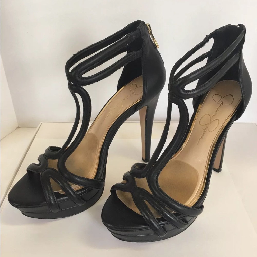 Jessica Simpson Stiletto Heels Black Size 8